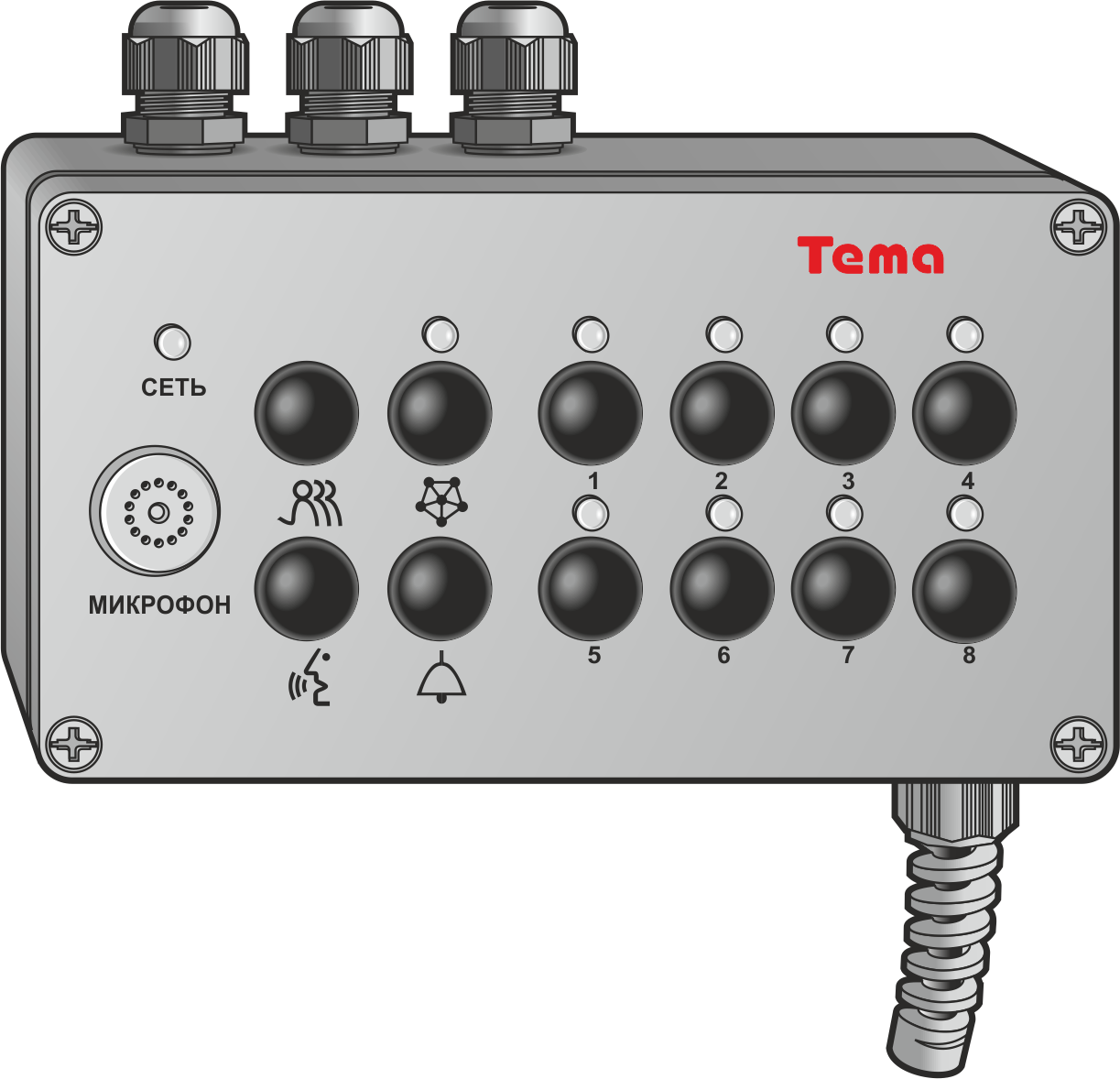 Tema-MT81.75-m65 прибор громкой связи